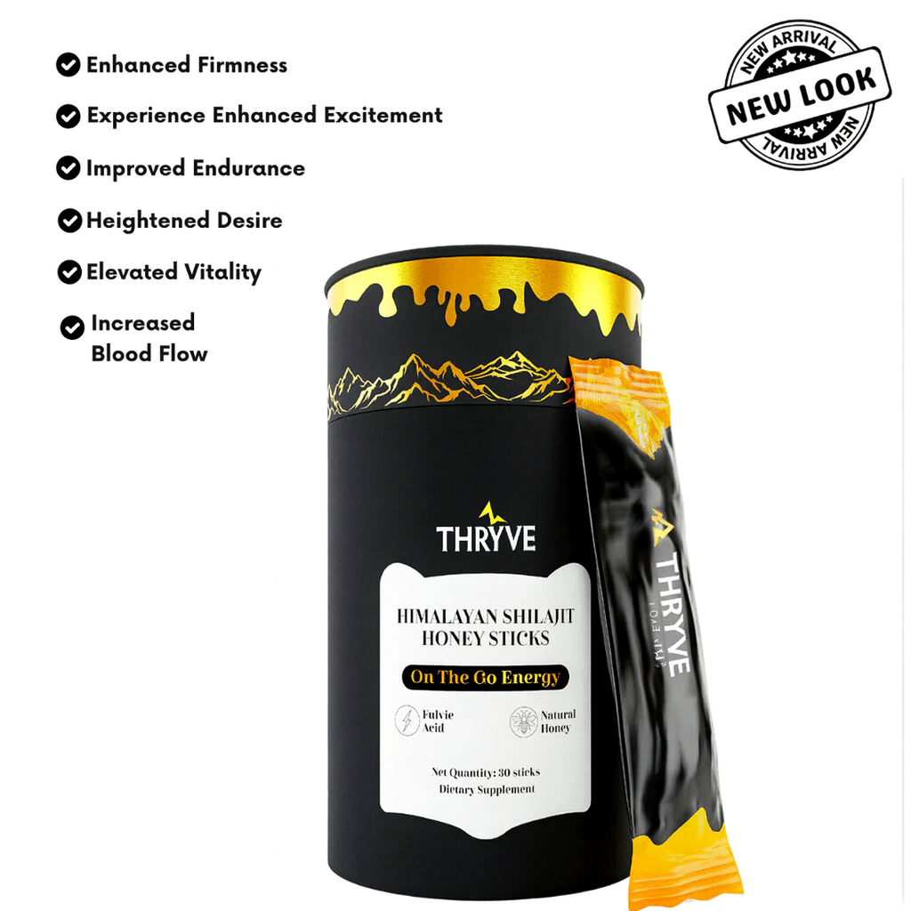 THRYVE™ Pure Shilajit Honey Sticks