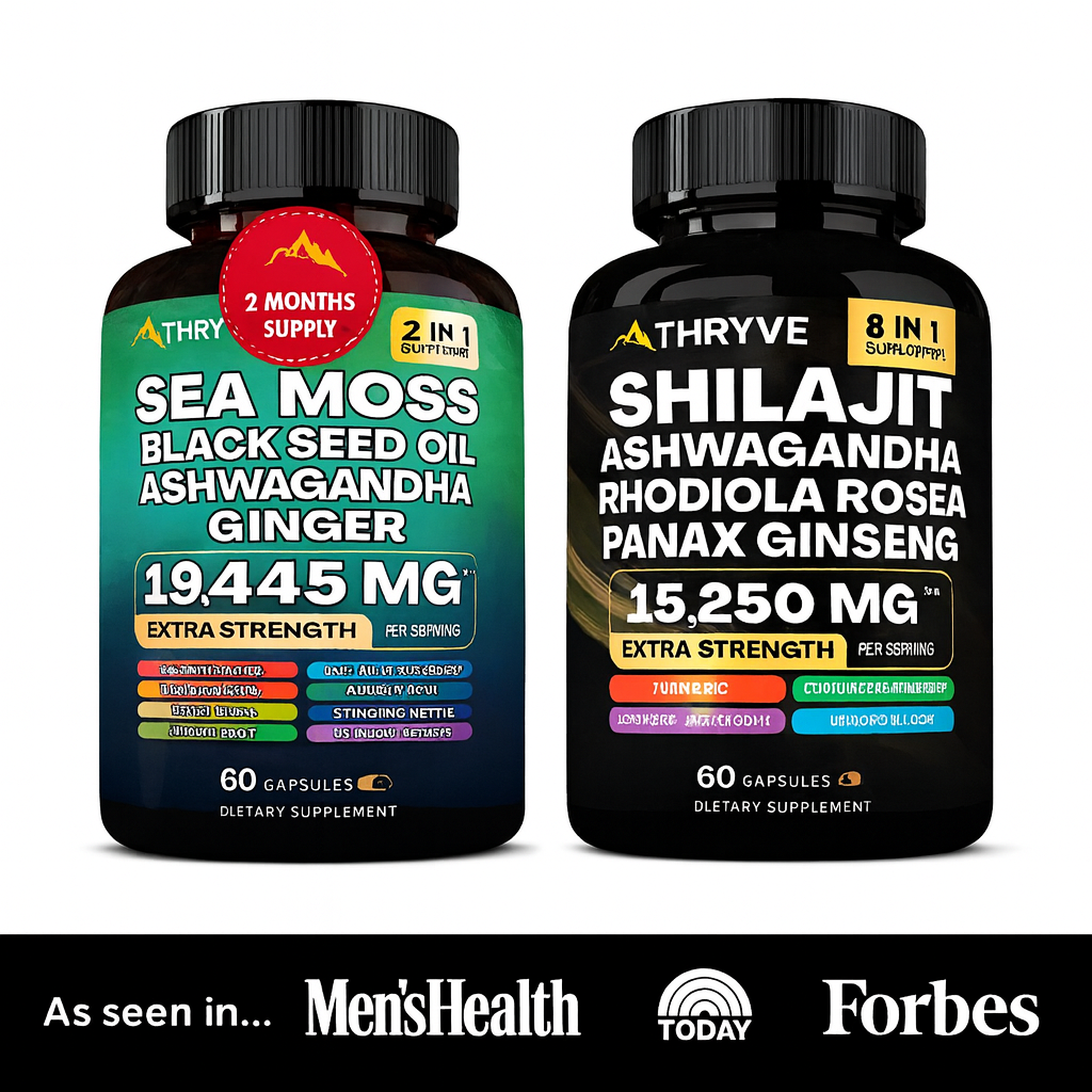 THRYVE™ Sea Moss & Shilajit Ultimate Supplement Bundle