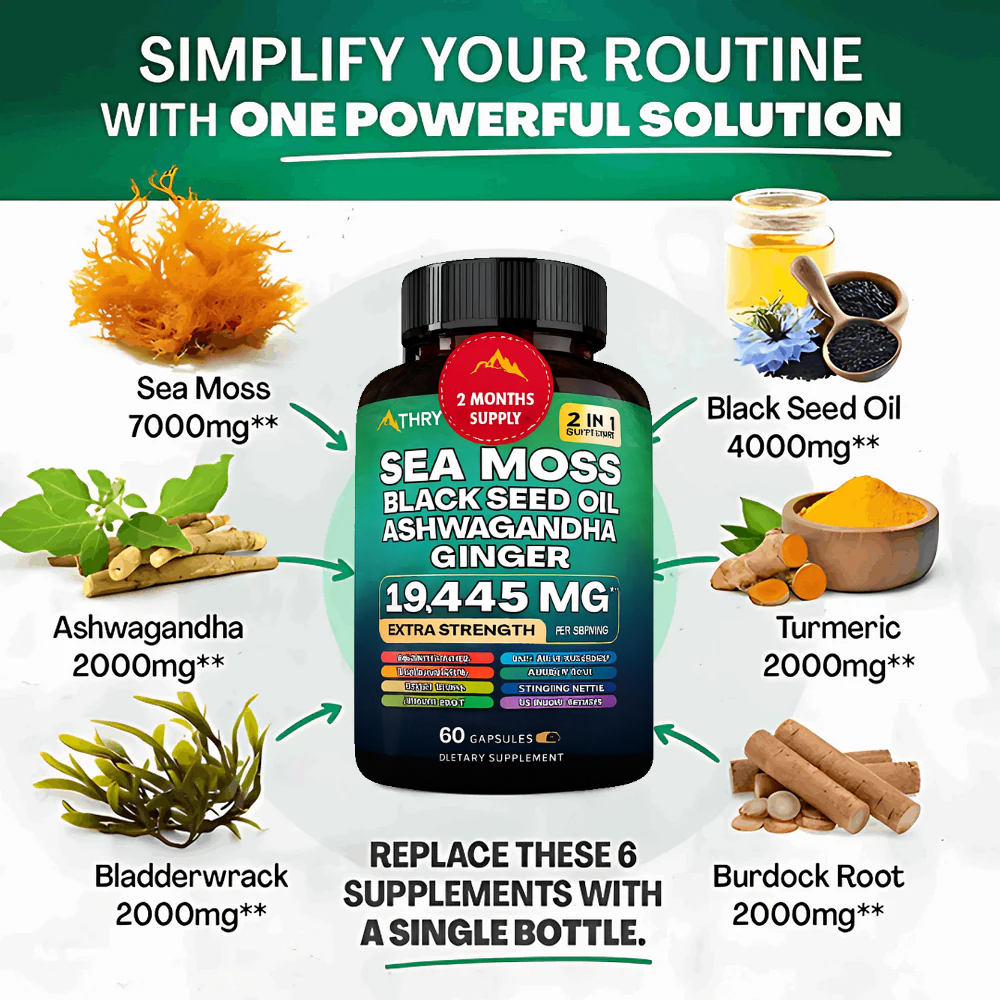 THRYVE™ Sea Moss & Shilajit Ultimate Supplement Bundle