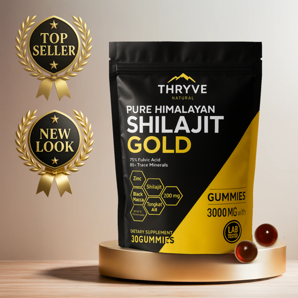 THRYVE™ Pure Shilajit Gummies – Now 6-in-1 Support